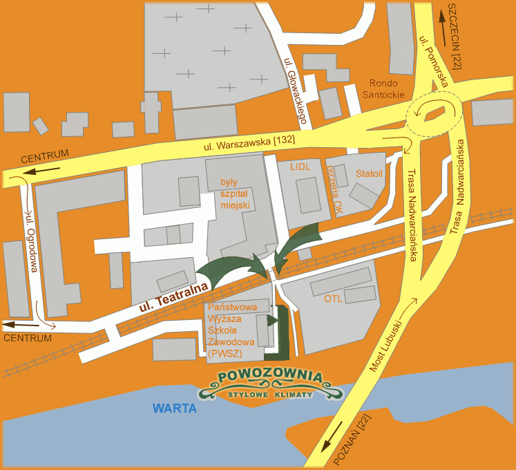 mapa dojazdu